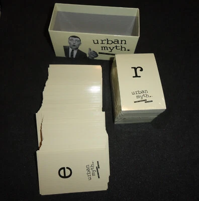 2008 Urban Myth Board Game -  500 Question Cards -  Replacement Parts Only - Image 1 of 3