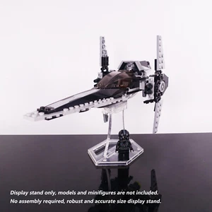 Display Stand for LEGO 7915 6205 75039 V-wing Starfighter, Acrylic 3D stand only - Picture 1 of 5