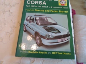 Vauxhall/Opel Corsa Petrol (Apr 97 - Oct 00) Haynes Hardback Manual 3921 - Picture 1 of 1