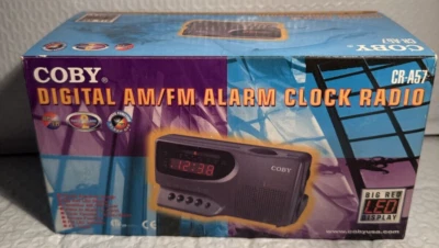 COBY CR-A57 Digital AM/FM Alarm Clock Radio  - Image 1 of 4