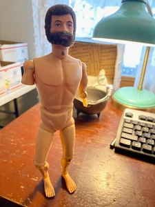 VINTAGE GI JOE ACTION FIGURE-FLOCKED/FUZZY BROWN HAIR, BEARD & BLUE EYES - Picture 1 of 6