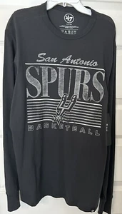 New NWT San Antonio Spurs NBA '47 Brand Men's S Small Long Sleeved T Shirt - Picture 1 of 2