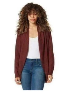 Ella Moss Damen kleine Karla Strickjacke Wasserfall Pullover vorne offen Strick Oberteil S - Bild 1 von 24