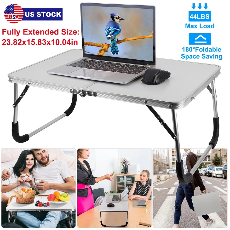 Portable Laptop Notebook Table Foldable Stand Sofa Bed Lap Tray Computer Desk