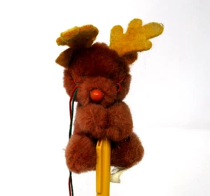 Lápiz de reno relleno de peluche de Navidad de colección Hugger Dakin - Imagen 1 de 9