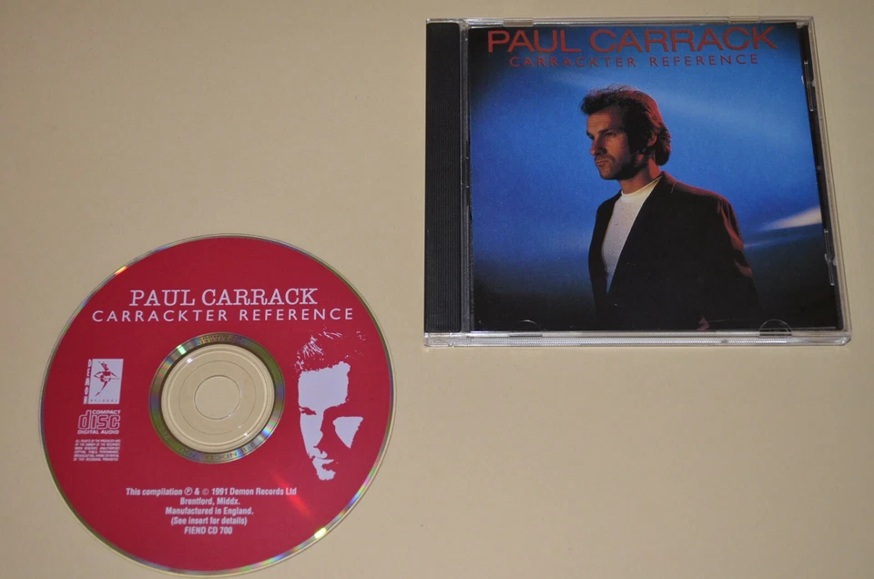 Paul Carrack - Carrackter Reference / Demon Records 1991 / England / Red CD - Bild 1 von 1