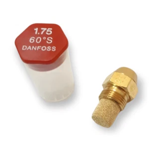 DANFOSS UGELLO INIETTORE BRUCIATORE GASOLIO 1.75 60 ° TIPO S INIETTORE 1,75 - Foto 1 di 1