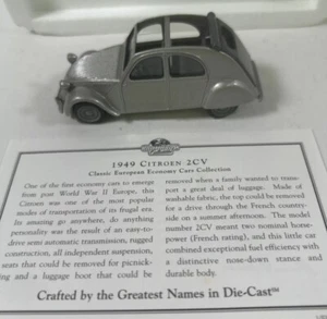 1949 Citroen 2CV Matchbox Collectibles Dinky 1/43 Scale VEM03-M Dark Grey NIB - Picture 1 of 3