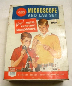 Vintage 1960-70's Gilbert Microscope & Lab Set 14-b - Picture 1 of 5