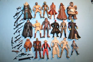STAR WARS MODERNE FIGUREN SET A 18 FIGUREN 20 GEWEHRE/BLASTER/ACC. HASBRO - Bild 1 von 23