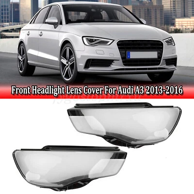 Headlight Headlamp Lens Cover Clear Replacement For Audi A3 2013 2014 2015 2016 - image 1 of 4