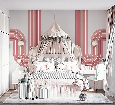 Colorful Fountain Rainbow Wall Decals, Stickers, Mural, Wall Art Decoration 675 - Image 1 of 4