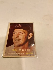 1957 Topps #239 Tom Morgan - Kansas City A's (b) - Picture 1 of 7