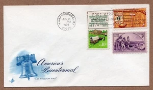 Fort Harrod KY Bicentennial Slogan Cancel Cover 1974 - Bild 1 von 2