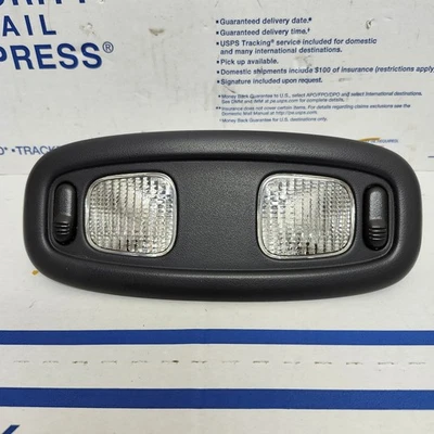 ✅94-97 Dodge Intrepid Overhead Front Dome Roof Map Light OEM Black - Image 1 of 4