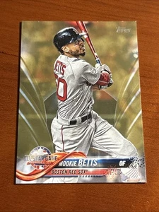 2018 Topps Update Gold #US64 Mookie Betts AS /2018 - Picture 1 of 2