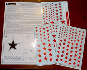 Begemot 1/48 decals - USSR Air Force Insignia (type 1955) - Part# 48-050 - Picture 1 of 5