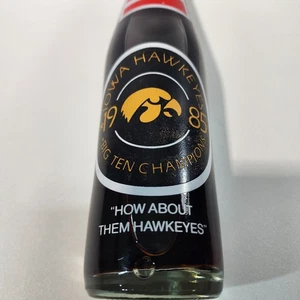 VTG Iowa Hawkeye 1985 Coca-Cola Bottle - Full - Picture 1 of 8
