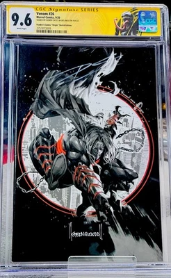 CGC SIG SERIES Venom #26 Virgen Exclusivo Donny Cates, Kael NGU FIRMADO POR AMBOS! Foto 1 de 4