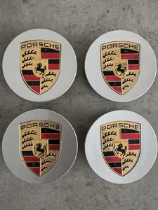 4 x Porsche Radnabenkappen 76 mm Neu Versiegelt💙🆕 - Bild 1 von 5