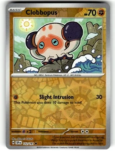 Pokemon SV08 Surging Sparks Clobbopus 112/191 Reverse Holo - Picture 1 of 4