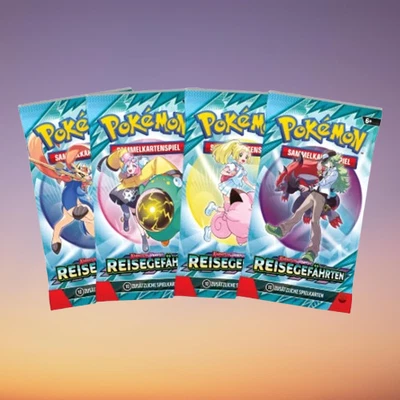 Pokémon TCG: Karmesin & Purpur – Reisegefährten Booster Pack | Deutsch NEU OVP✨