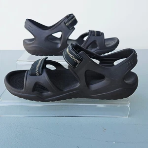 Crocs Sandalen Swiftwater River Herren Gr. 10 schwarz 203965 Wasser Strand Wandern Walk " - Bild 1 von 7