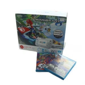 Nintendo WiiU hardware WiiU main unit Mario Kart 8 set shiro Japan used - Picture 1 of 9