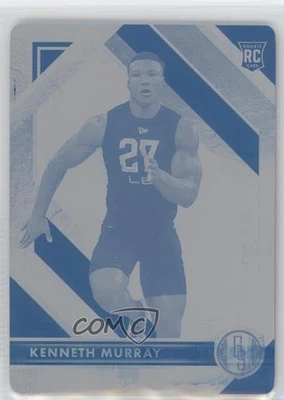 2020 Gold Standard Rookies Printing Plate Cyan 1/1 Kenneth Murray Rookie RC v7j - Image 1 of 3