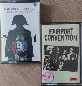 2 x FAIRPORT CONVENTION Cassette Albums: (SELF-TITLED) & BONNY BUNCH OF ROSES - Picture 1 of 4