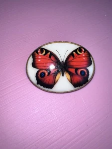 Broche Broche Mariposa Vintage Estate Hecho en Alemania Firmado - Imagen 1 de 4