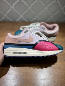 nike DV2301-501 women air max 1 premium plum fog  fossil rose pink oxford - Picture 1 of 8