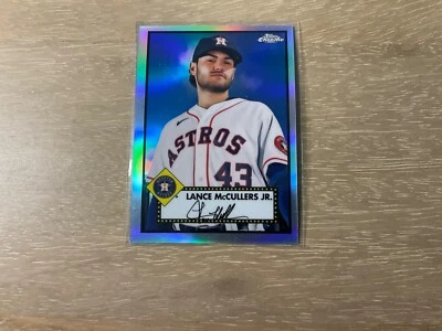 2021 Topps Chrome Platinum Anniversary Lance McCullers Jr. Refractor #404 Astros - Image 1 of 2