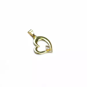Azeztulite Satyaloka Faceted 9 Carat Gold Pendant - 12 Synergy Stone (114194) - Picture 1 of 2