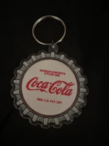 Vintage 1995 Coca-Cola Coke Plastic Keychain - collectible nice gift - Picture 1 of 3
