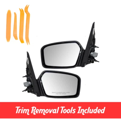 New Driver & Passenger Side Power Mirror Set For 2006-2010 Ford Fusion Milan - Image 1 of 4