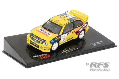 Seat Cordoba WRC Sebastien Loeb Rallye Rally WRC Test 1999 1:43 Altaya IXO - Bild 1 von 1