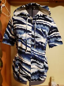 Giacca donna Chico Zenergy Cruise Beach Wear 0 S zip cappuccio tasca manica corta - Foto 1 di 7