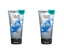 2 Olay Regenerist Hyaluronic Peptide 24 Revitalizing Facial Cleanser 5 oz