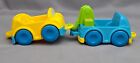 VTech Pull And Learn Green Car Tran Pick Up Tow Truck Preschool Leaning lot of 2