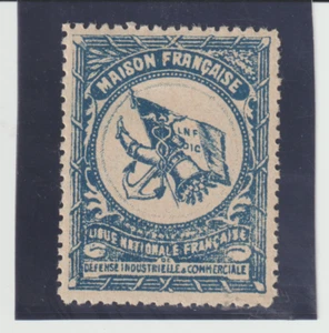 France WWI Maison Francaise Guarantee Stamp Military Heritage Poster Stamp - Picture 1 of 1