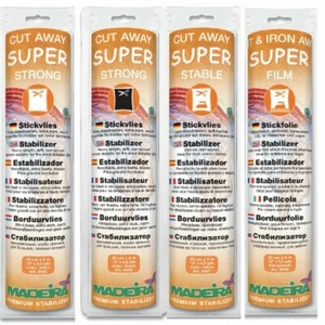 Madeira Stabilizer: Cut Away: Super Stong,Stable or Film - Picture 1 of 5