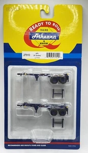 HO Athearn RTR 27910 APL 20’ Container Chassis (2 Pack) APLZ BRAND NEW - Picture 1 of 2