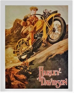Motorrad Retro Plakat/Poster Größe 41 x 54 cm neu Modell Oldstyle - Bild 1 von 1