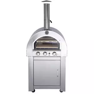 ALLGRILL Profi Gas Pizzaofen mit Air System in Volledelstahl mit MEGA Zubehör - Bild 1 von 7