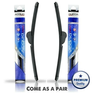 To Fit Alfa Romeo 159 & Brera Coupe Acqua Max Windscreen Wiper Blade Kit - PAIR - Picture 1 of 12