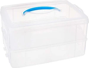 Snapware Snap 'N Stack Portable Organizer 14.1-Inches by 10.5-Inches BPA Free - Picture 1 of 12