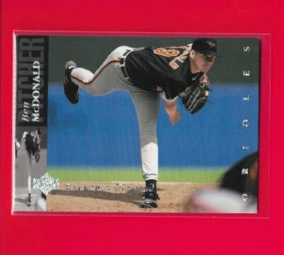 1994 Upper Deck Ben McDonald Electric Diamond Parallel, Baltimore Orioles #456 - Image 1 of 2