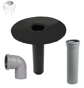 Flachdachablauf DN 70 Set, Bitumen-Flansch, Dachgully, Einlauf, DN 75 - Afbeelding 1 van 5