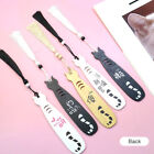 5pcs With Tassel Cat Shaped Cute School Decorative Accessories Wood Bookmark